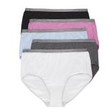 Hanes Womens Stretch Briefs Size 13 5-Pack