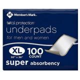 Total Protection Underpads 30 x 36 100ct