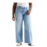 Aeropostale Wide Leg Low Rise Denim Jeans Size 16
