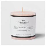 Threshold Peony Cherry Blossom Pillar Candle 3x3