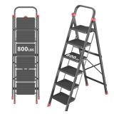 Diamondforge 6-Step Foldable Ladder 800lb Cap