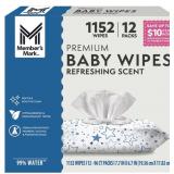 Premium Scented Baby Wipes 1152ct
