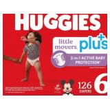 Huggies Little Movers Plus Diapers Size 3-7