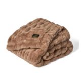 Minky Couture Hugs Blanket Milk Chocolate Monster