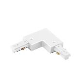 Wac Lighting H Track Left L Connector White