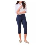 Tribal Pull On Flatten It Capri Pants Deep Blue 10