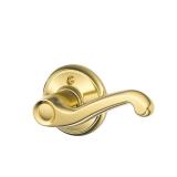 Schlage Flair Dummy Door Handle Right Handed Brass