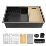 Glacier Bay ACS3219A1-W 32in Workstation Sink