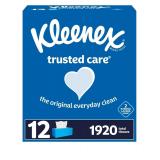 Kleenex Trusted Care Facial Tissues 160ct 12pk