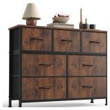 Sweetcrispy 7 Drawer Dresser 39.3W Brown