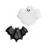 Halloween Ghost and Bat Serveware Set