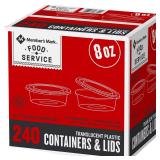 Deli Containers with Lids 8 oz. 240ct