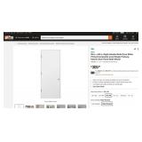 Reso Solid Core Flush Interior Door 28x80 In.