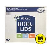 Wincup 16 Series Drink Thru Lids 12-20oz 1000ct
