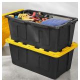 Gallon Heavy-Duty Storage Tote 2pk