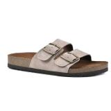 Mountain Sole Double Buckle Leather Sandals...