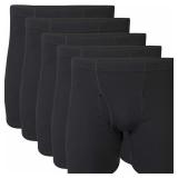 Gildan Boxer Briefs Large 5pk Black