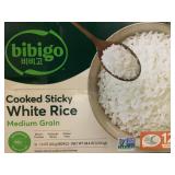 Bibigo Cooked Sticky White Rice 7.4oz 12pk Bowls