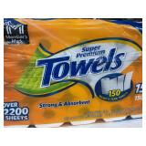 Super Premium Paper Towels 15pk 150ct Sheets