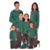 PajamaGram Christmas Pajamas Red Green Plaid XXL