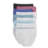 Hanes Hi-Cut Cotton Briefs Size 9 10 Pack