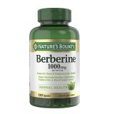 Natures Bounty Berberine 1000mg 120ct Supplement