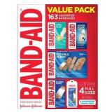 Band-Aid Adhesive Bandages Assorted Sizes 163ct