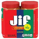 Jif Creamy Peanut Butter 96 Oz 2pk