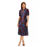 Maggy London Velvet Keyhole A-Line Dress Size 12