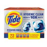 Tide Hygienic Clean Heavy 10X Laundry Pods 72ct