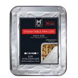 Half-Size Steam Table Pan Lids 30 Pack