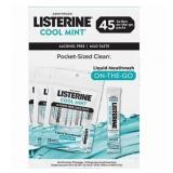 Listerine Cool Mint Mouthwash Sachets 45ct