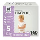 Premium Baby Diapers Size 5 160ct