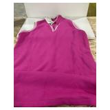 Sandwash Pique Polo Dress Pink L