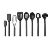 Stainless Steel Silicone Utensil Set 8-Piece