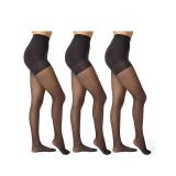 No Nonsense Shaping Tights Size D 3pk Midnight