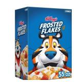 Kelloggs Frosted Flakes Cold Cereal 55 Ounce