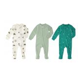 Organic Cotton Sleep and Play Outfits 18M 3pk