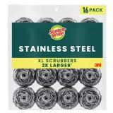 Scotch-Brite Stainless Steel Scrubbers XL 16ct