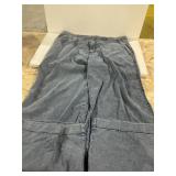Womens Blue Acid Wash Wide Leg Denim Pants Size 12