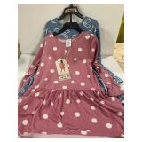 Wonder Nation Girls Long Sleeve Dress 2pk XS 45