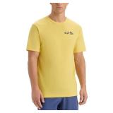 Salt Life Blue Brew Graphic T-Shirt Large Yellow