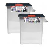 Buddeez Weatherproof Storage Container 32qt 2pk