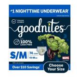 Goodnites Boys Nighttime Bedwetting Underwear SM