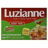 Luzianne Decaffeinated Iced Tea 96ct Family Size