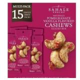 Sahale Snacks Cashews Pomegranate Vanilla 1.5oz...