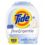 Tide Free  Gentle Laundry Detergent Pacs 152ct