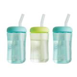 The First Years Squeeze  Sip Straw Cups 7oz 3pk