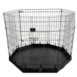 PJYuCien 8-Panel Puppy Playpen 42-Inch High