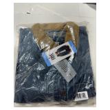 Frye Denim Jacket Corduroy Collar Blue Size Large